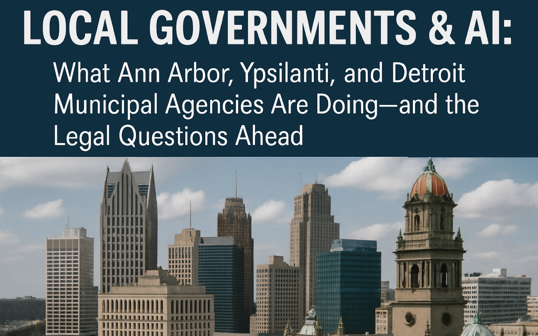 Local Governments & AI: What Ann Arbor, Ypsilanti, and Detroit Municipal Agencies Are Doing—and the Legal Questions Ahead