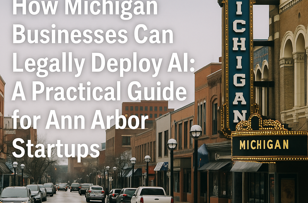 How Michigan Businesses Can Legally Deploy AI: A Practical Guide for Ann Arbor Startups