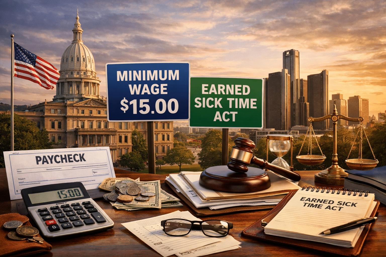 Michigan Minimum Wage and the Earned Sick Time Act in 2026: Litigation ...