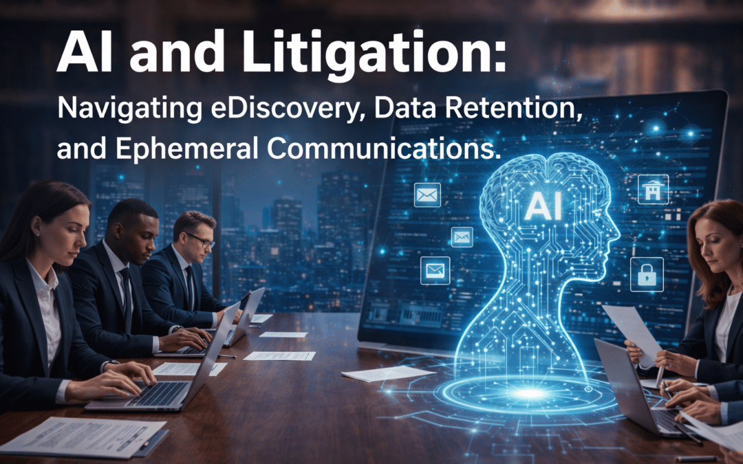 AI and Litigation: Navigating eDiscovery, Data Retention, and Ephemeral Communications