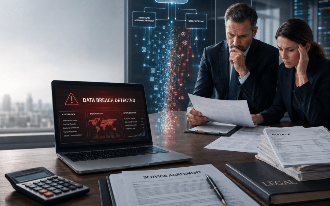 The Vendor Data Breach Cascade: Who Pays When a Software Provider Leaks Customer Data?