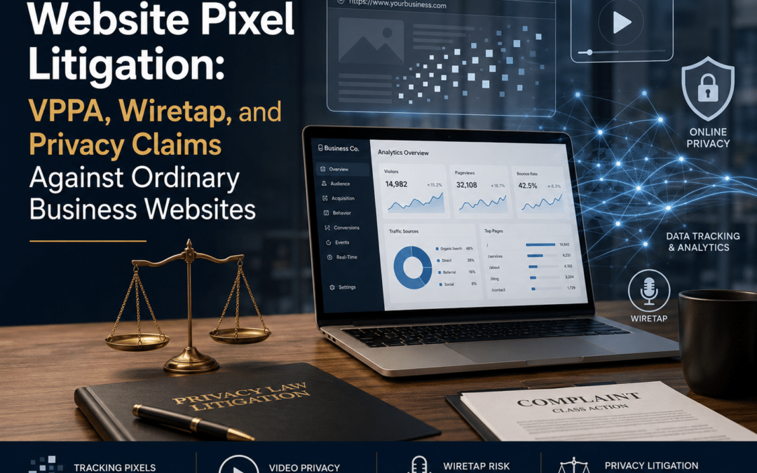 Website Pixel Litigation: VPPA, Wiretap, and Privacy Claims Against Ordinary Business Websites