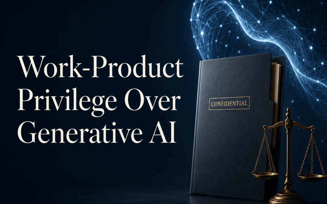 Work-Product Privilege Over Generative AI